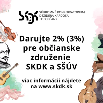 Darujte nám svoje 2%/3%